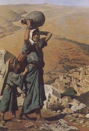 Charles Verlat Vue plongeante de Jerusalem (mk32) oil painting picture